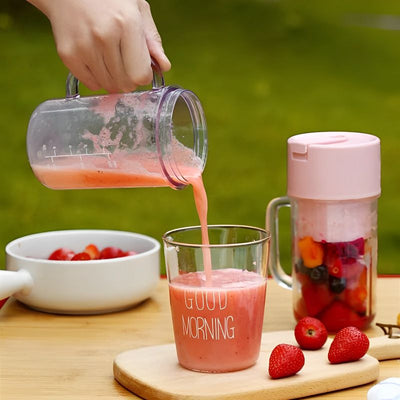 2 In 1 Mini Portable Juicer USB Rechargeable