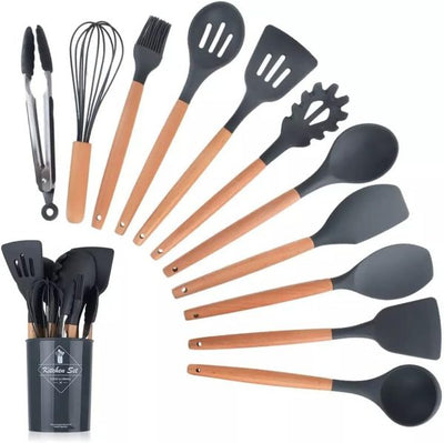 12 Pcs Silicone Cooking Utensils ,Kitchen Utensil Set