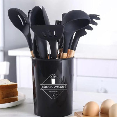 12 Pcs Silicone Cooking Utensils ,Kitchen Utensil Set