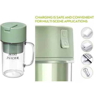 2 In 1 Mini Portable Juicer USB Rechargeable