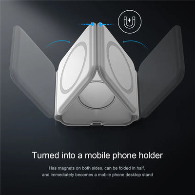 3 in 1 Wireless charger Foldable 15W