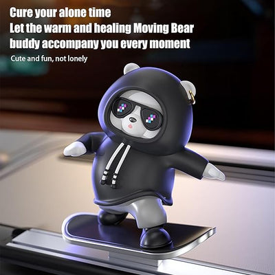 Funny Skateboard Bear Car Dashboard