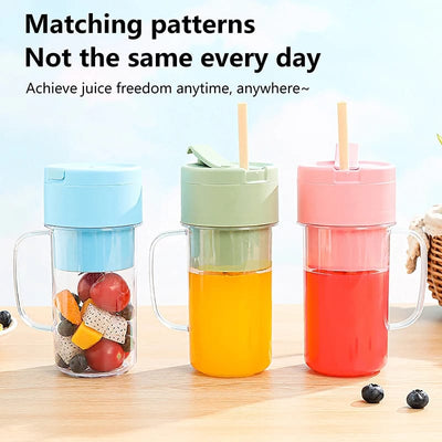 2 In 1 Mini Portable Juicer USB Rechargeable